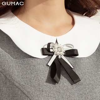 Đầm cổ sen phối nơ DA1122 GUMAC