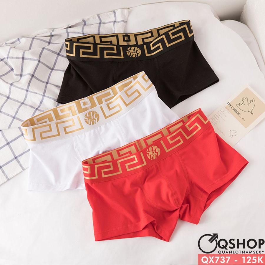 Quần lót boxer nam thun cotton cao cấp QSHOP QX737