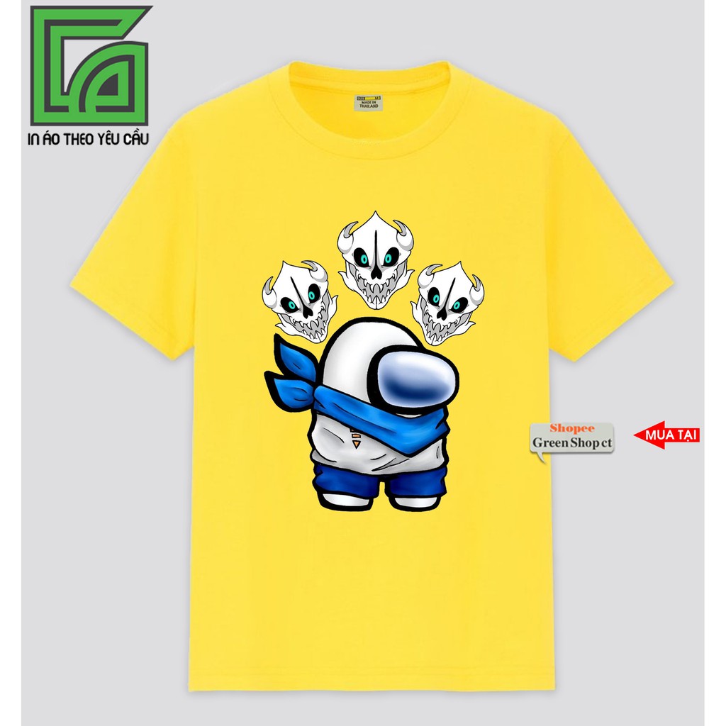 NEW Áo Thun Among Sans Undertale V3 Siêu Ngầu -Có Size Trẻ Em 4 Màu S229