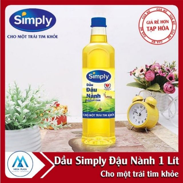 Dầu ăn simply chai 1 lít