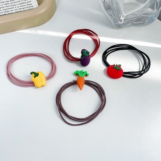 Dây buộc tóc củ quả ngộ nghĩnh 4 sợi siêu đáng yêu