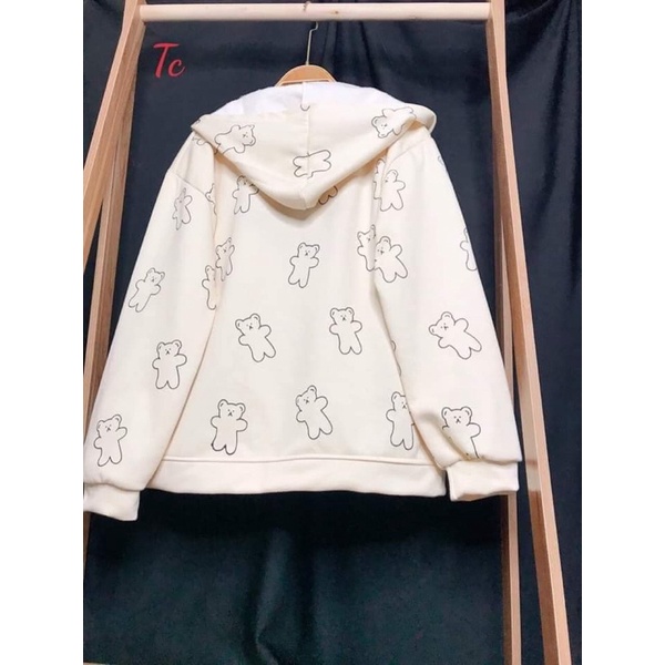 Áo nỉ hoodie in hình Gấu cực kute.hangtotgiare98 | BigBuy360 - bigbuy360.vn