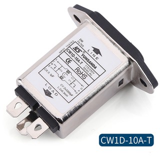 Bộ lọc nguồn 1 pha 10A 115-250V CW1D-10A-T