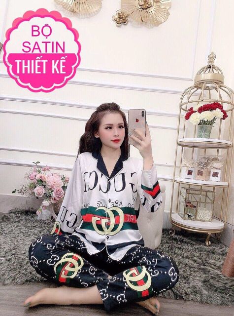 Set đồ bộ PHI BÓNG quần dài ❤ Ảnh shop chụp