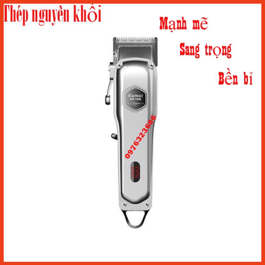Tông đơ kemei 1998 | Tông đơ cắt tóc chuyên nghiệp cho salon và gia đình
