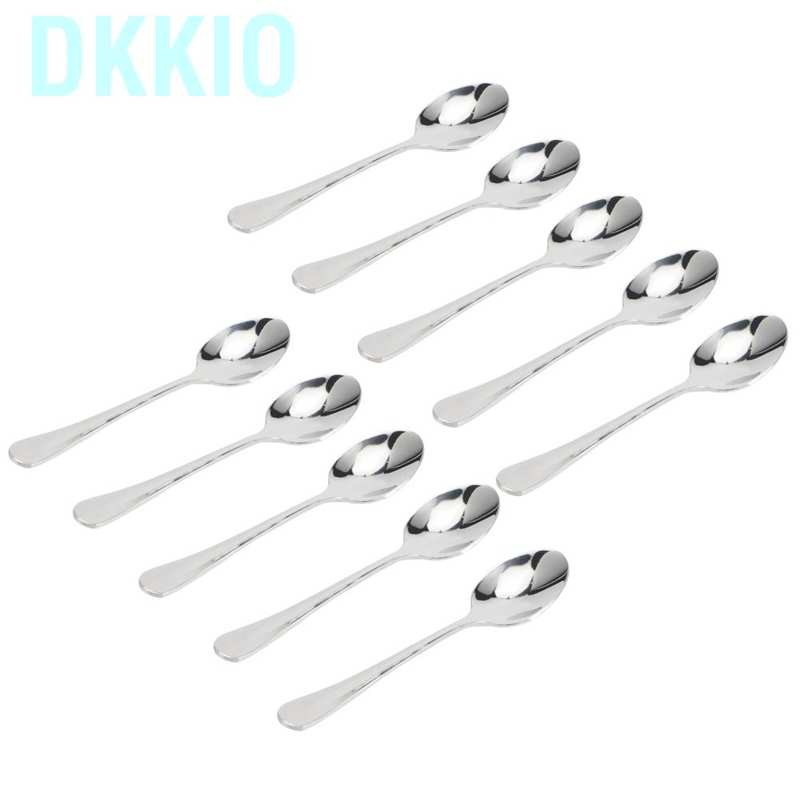 Bộ 10 Muỗng Múc Kem Cán Dài 11.3cm