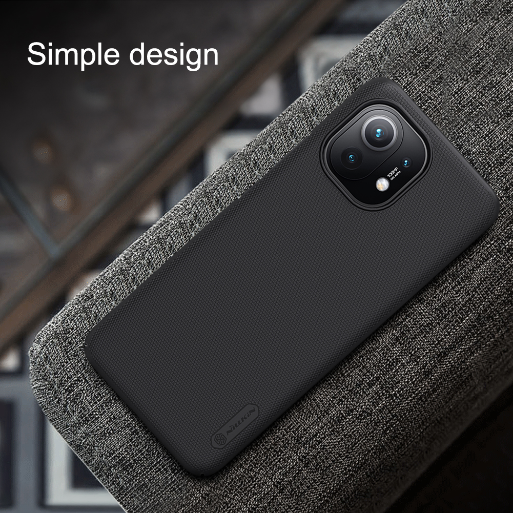 Ốp Điện Thoại Nillkin Super Frosted Shield Cho Xiaomi Mi 11 Nhựa Cứng Pc Chống Sốc