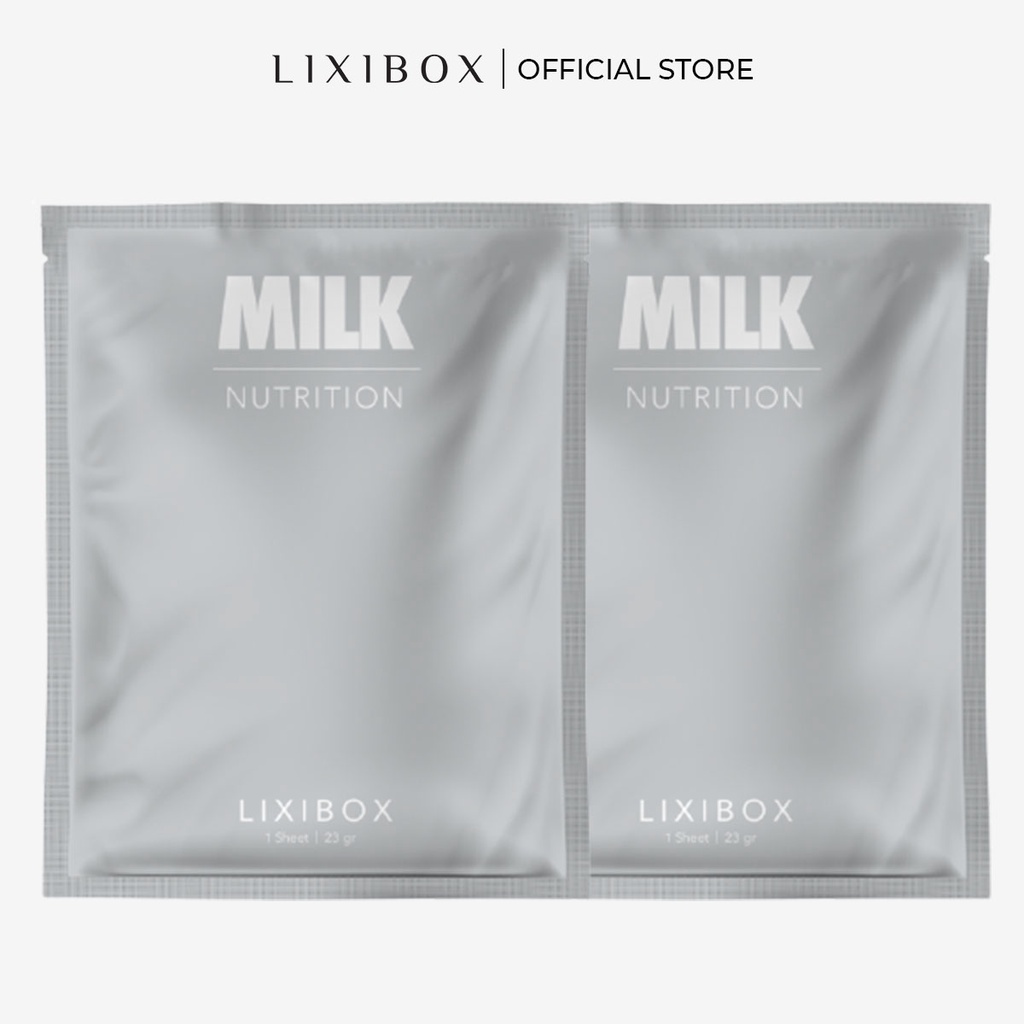 [HB Gift] Combo 2 Mặt Nạ Lixibox Daily Facial Mask Sheet - Milk