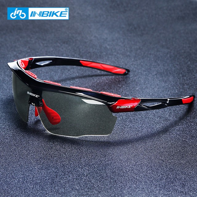 INBIKE Photochromic Kính đi xe đạp Kính mắt MTB Xe đạp đường trường Kính mát cho xe đạp Kính phân cực