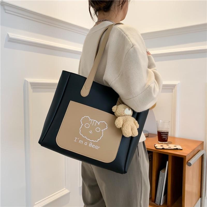 Túi Xách Nữ Tote Bear Phong Cách Hàn Quốc - Túi xách nữ Cunstore