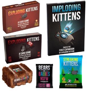 Bộ bài trò chơi mèo nổ/ bản mở rộng vui nhộn tiện lợi