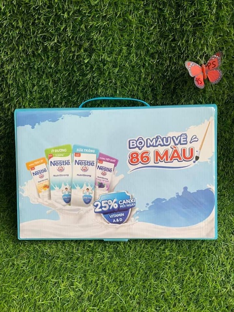 Bộ màu vẽ 86 màu cho bé (Hàng Km sữa Nestle)