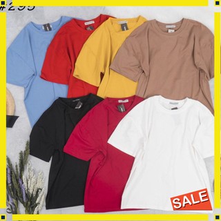 ÁO THUN TRƠN form rộng 9 màu  🔻FREESHIP🔻 Áo phông nữ chất đẹp, thun cotton, mịn, mát, sành điệu Mã 51