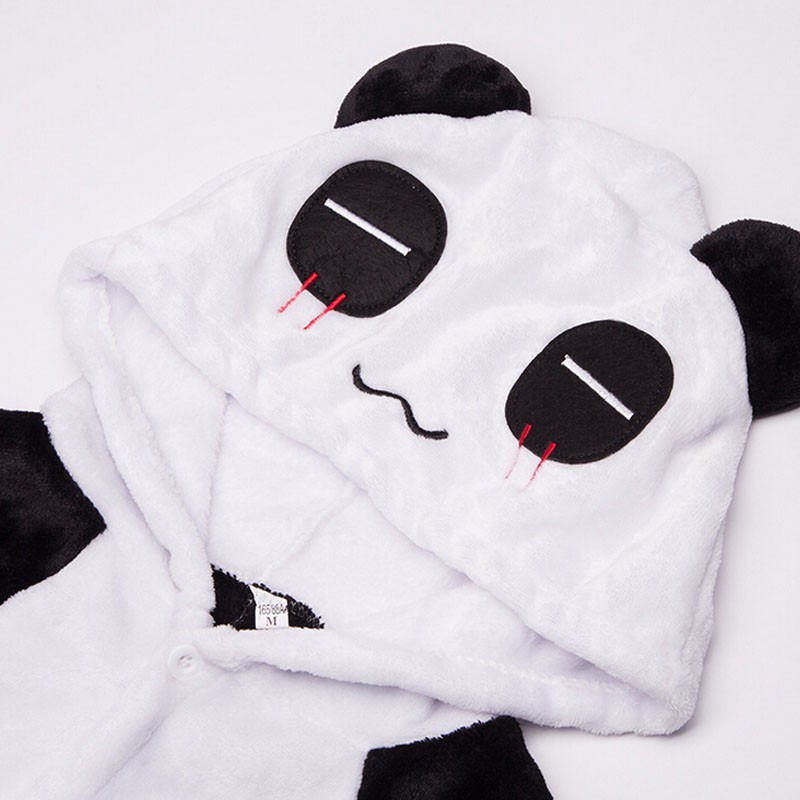Bộ đồ ngủ hóa trang gấu trúc anime Kigurumi dùng trong các bữa tiệc Halloween dành cho nam và nữ và trẻ em