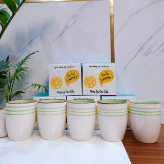 Ly sứ cầu vòng set 6 ly