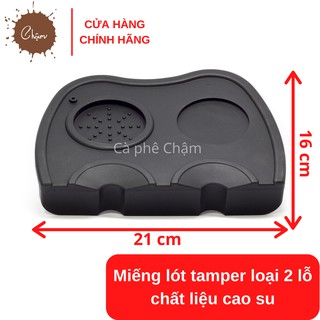 Miếng lót tamper loại 2 lỗ chất liệu cao su
