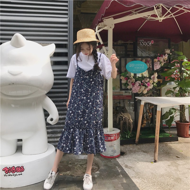 Yếm hoa đuôi cá dáng dài vải xinh lên form cực chuẩn chỉ 195k | BigBuy360 - bigbuy360.vn