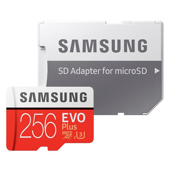 Thẻ nhớ Samsung microSD EVO Plus 100 MB / giây U3 256GB