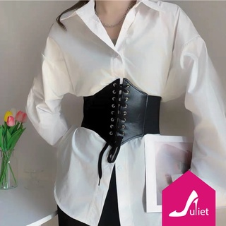 Belt corset nịt bụng, Đai định hình bằng da, Thắt lưng da belt corset