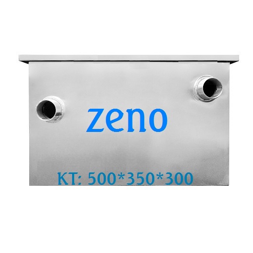 Bể tách mỡ 50lit, bể mỡ inox 50l, bẫy mỡ 50lit