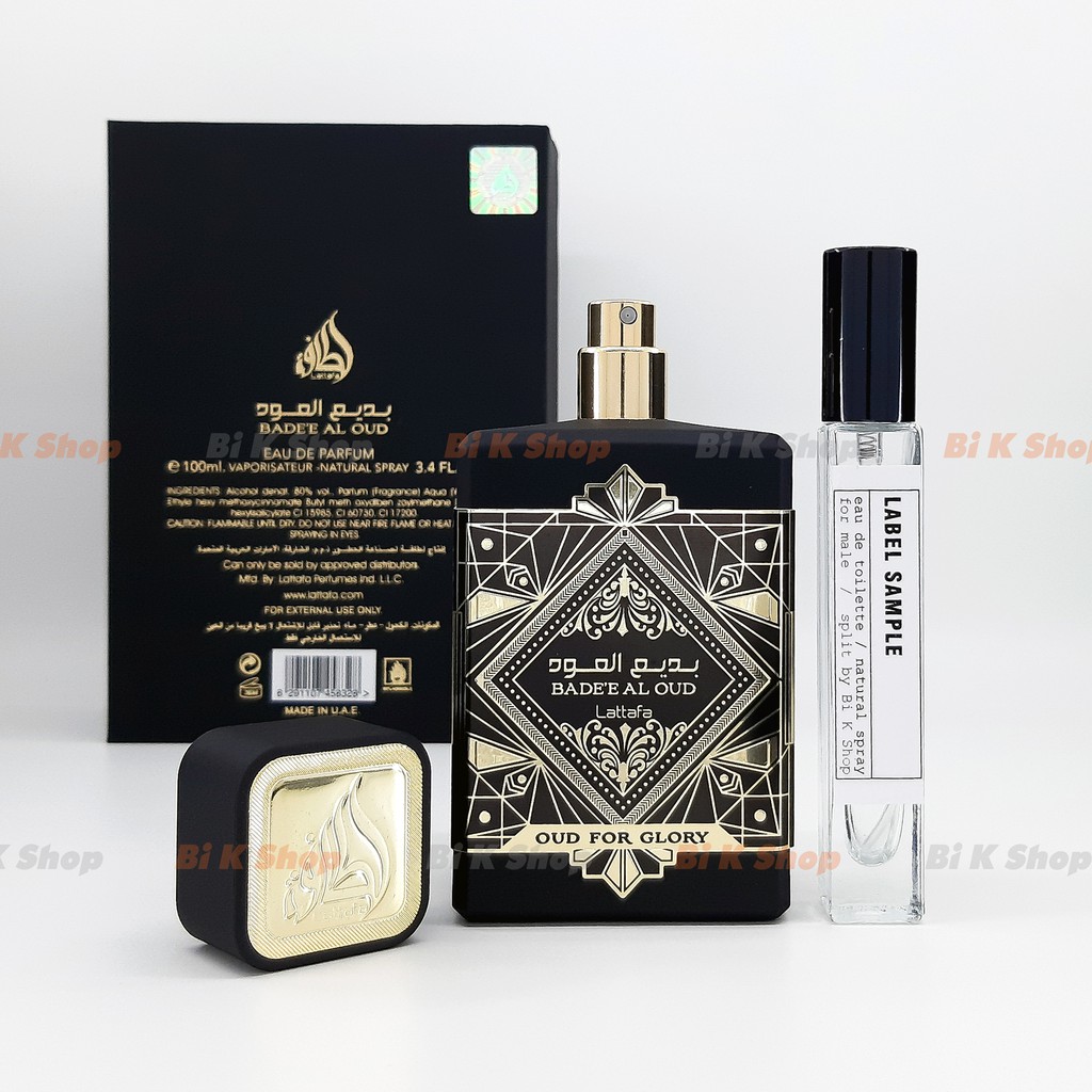 Bi K Shop - Nước hoa Lattafa Badee Al Oud for Glory [Mẫu thử] | Thế Giới Skin Care