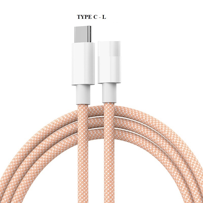 Cáp sạc nhanh bọc dù 25W - Bảo hành 12 tháng