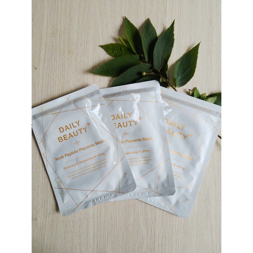 Combo 2 Mặt Nạ Nhau Thai Cừu Multi Peptide Placenta Mask