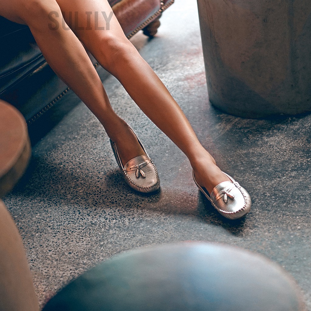 Giày Mọi Da Bò Sulily M01-II17BAC