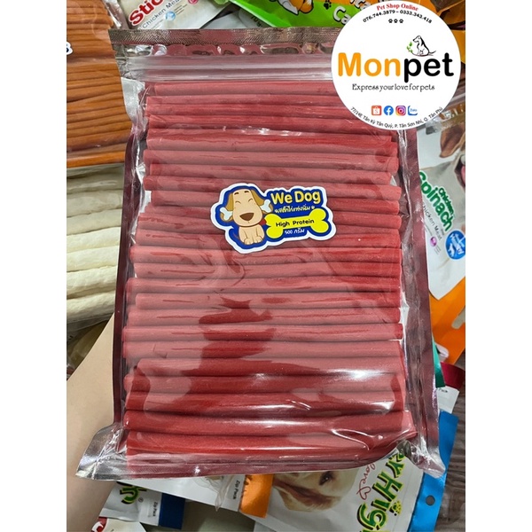 Bánh Thưởng Que Thịt Mềm Nhiều Vị Cho Chó We Dog gói lớn