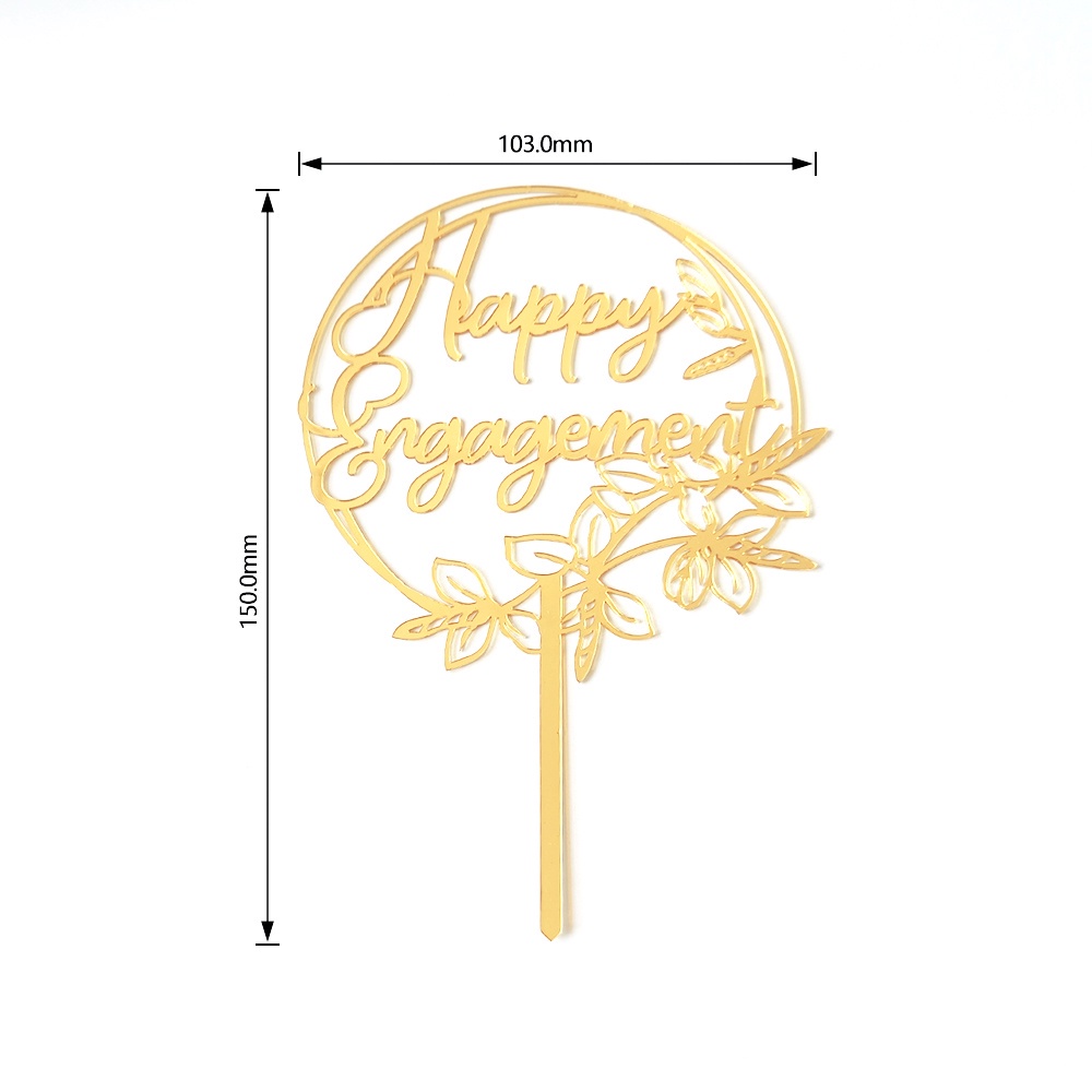 Que Cắm Trang Trí Bánh Kem Chữ Mr & Mrs / Bride to Be / Kissd / Happy Wedding / Happy Anniversary