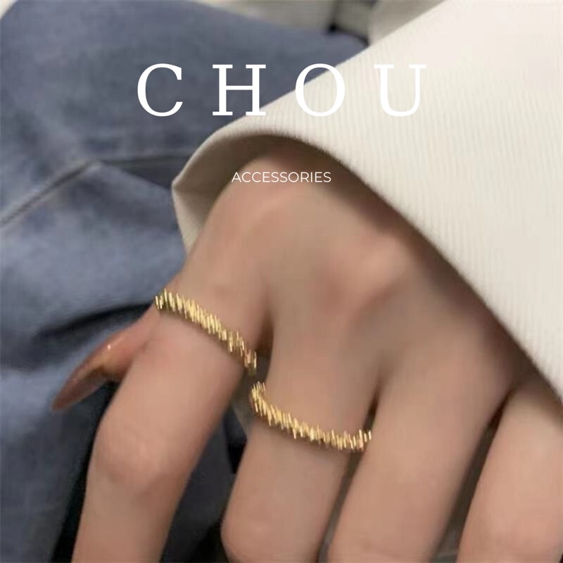 Nhẫn Trơn Basic Lấp Lánh | CHOU ACCESSORIES |