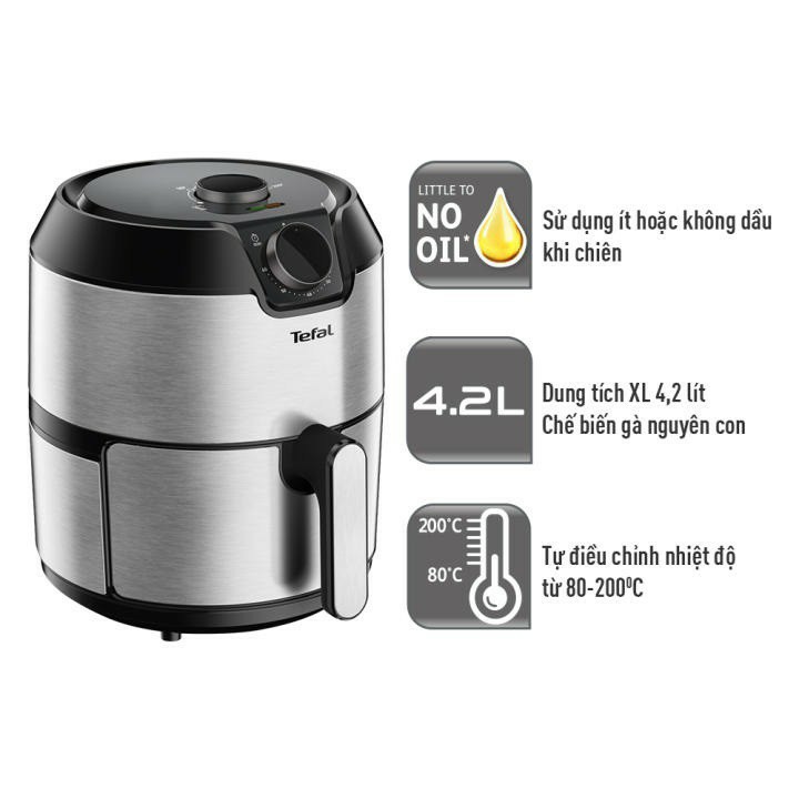 [CHÍNH HÃNG] Nồi chiên không dầu TEFAL EY401D15 4.2L