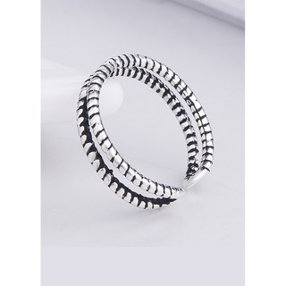 NH038 Nhẫn bạc Thái 925 cỏ