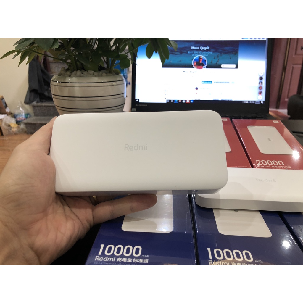 Pin sạc dự phòng type C 18W Xiaomi  redmi  20000mAh gen 3 Pro hỗ trợ sạc nhanh 2 chiều lên đến 18W