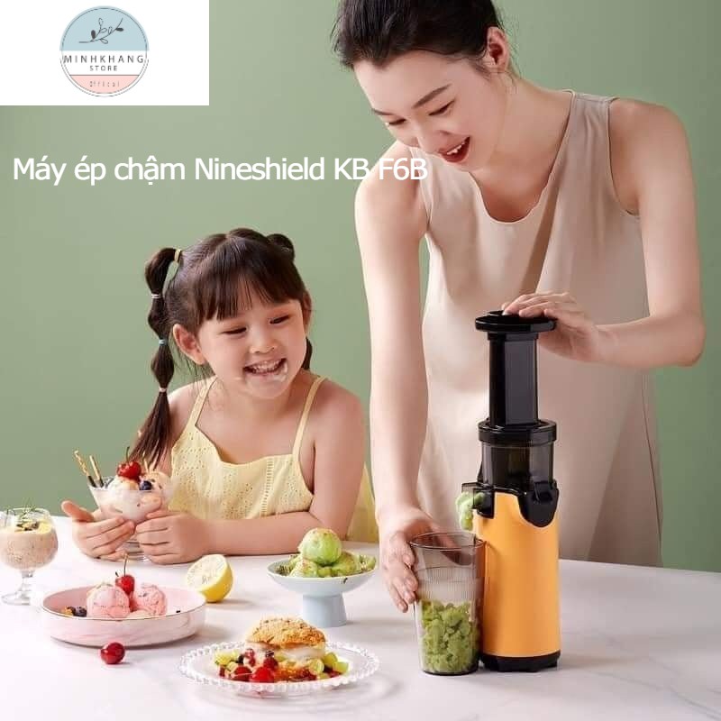 Máy ép chậm Nineshield KB F6B-Ép hoa quả trái cây chưa đầy 5 phút-chất lượng cao (Bảo hành 12 tháng)