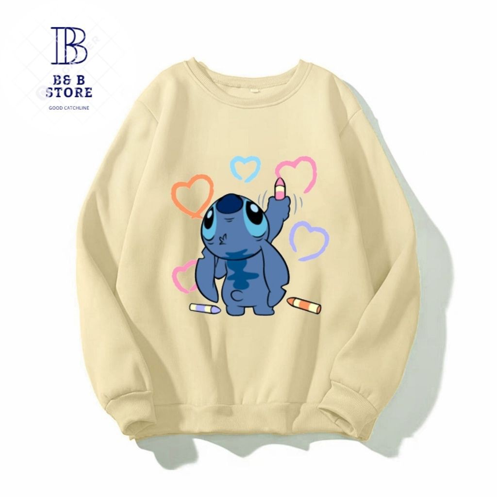 [ FREE_SHIP ] ÁO SWEATER NỈ UNISEX IN CHÚ RÙA CON FORM RỘNG NAM NỮ NHIỀU MÀU