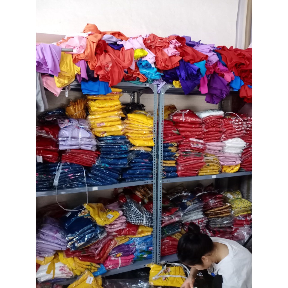 ÁO DÀI THÊU CHI PHÔNG CHIFFON CAO CẤP - GIAO NGẪU NHIÊN - KHÁCH NHẮN TIN CHỌN MÀU