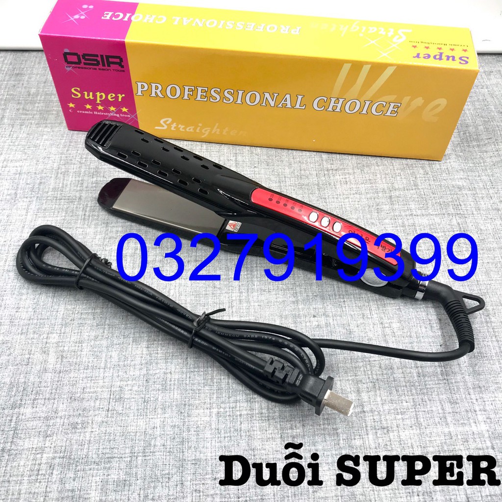 ✅freeship✅ Máy duỗi tóc cao cấp SUPER bản trung 3,5cm