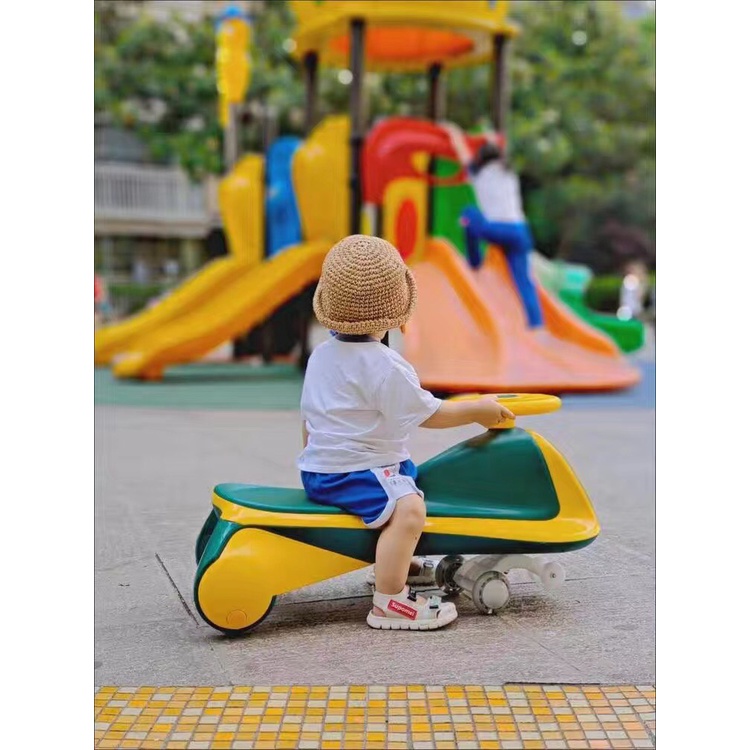 Xe Lắc ,Xe Chòi Chân Cho Bé Cao Cấp Đèn Nhạc Swingcar