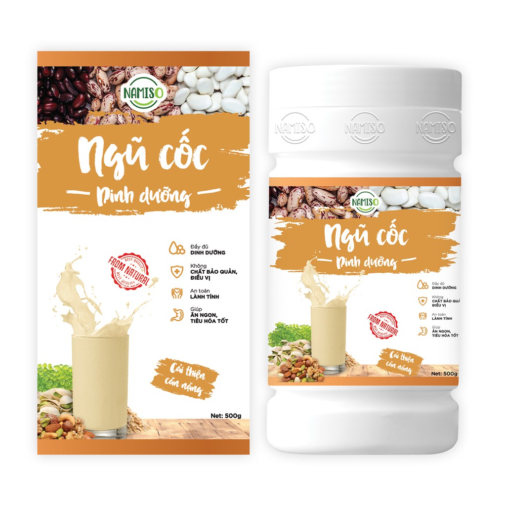 Ngũ cốc dinh dưỡng Namiso - bột ngũ cốc dinh dưỡng bổ sung đầy đủ dưỡng chất thiết yếu - tăng cân | BigBuy360 - bigbuy360.vn