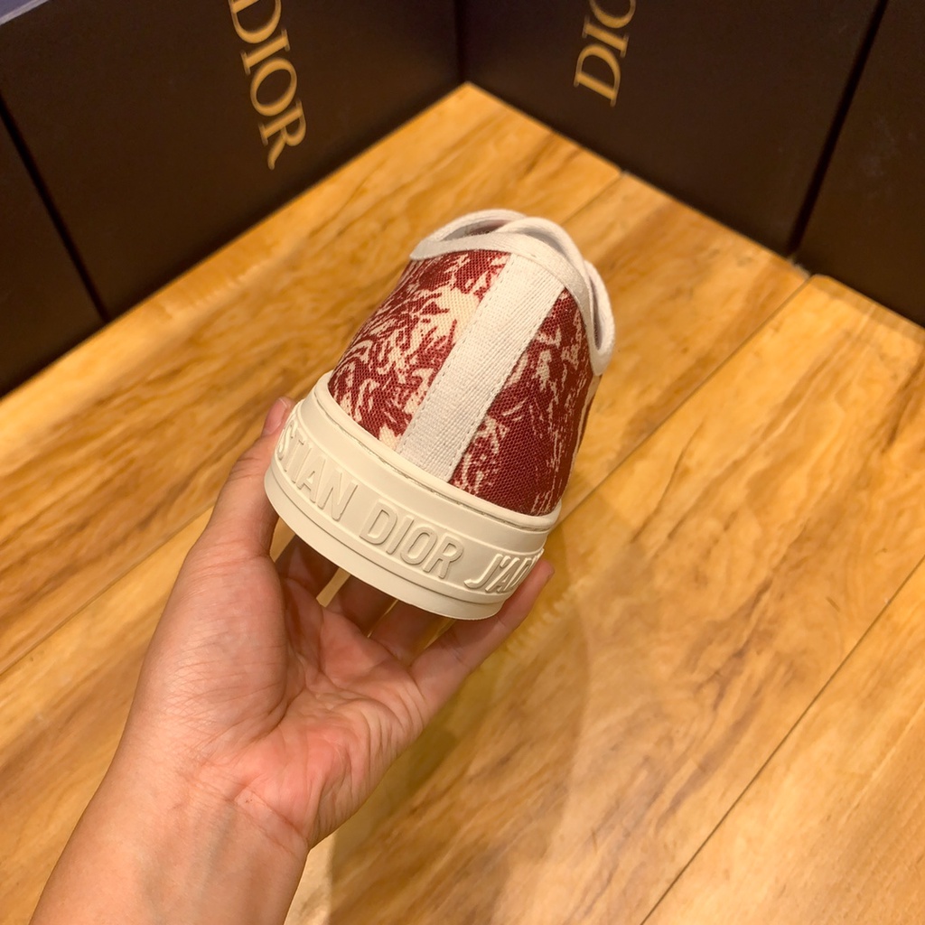 Giày sneakers nam cao cấp da thật DIOR CD thiết kế trẻ trung với họa tiết ấn tượng và nổi bật