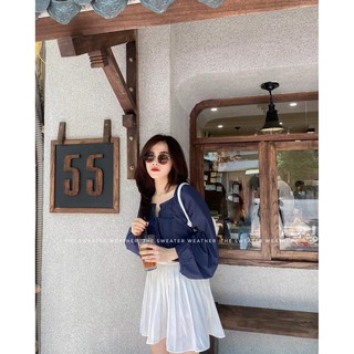 Sơ mi cách điệu tay bồng (Ảnh thật)