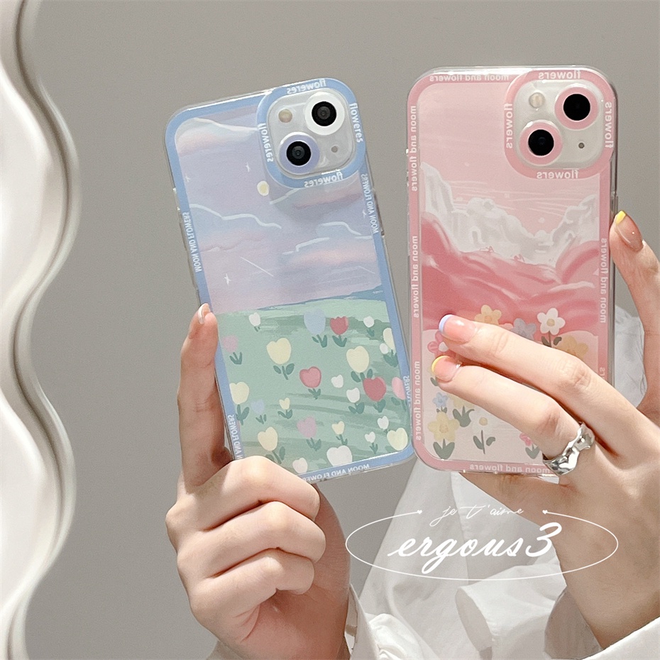 Ốp Điện Thoại Mềm In Hình Tranh Sơn Dầu Cho iPhone 14 13 12 11 Pro Max SE2020 X XR Xs Max 7 8 6 6s Plus