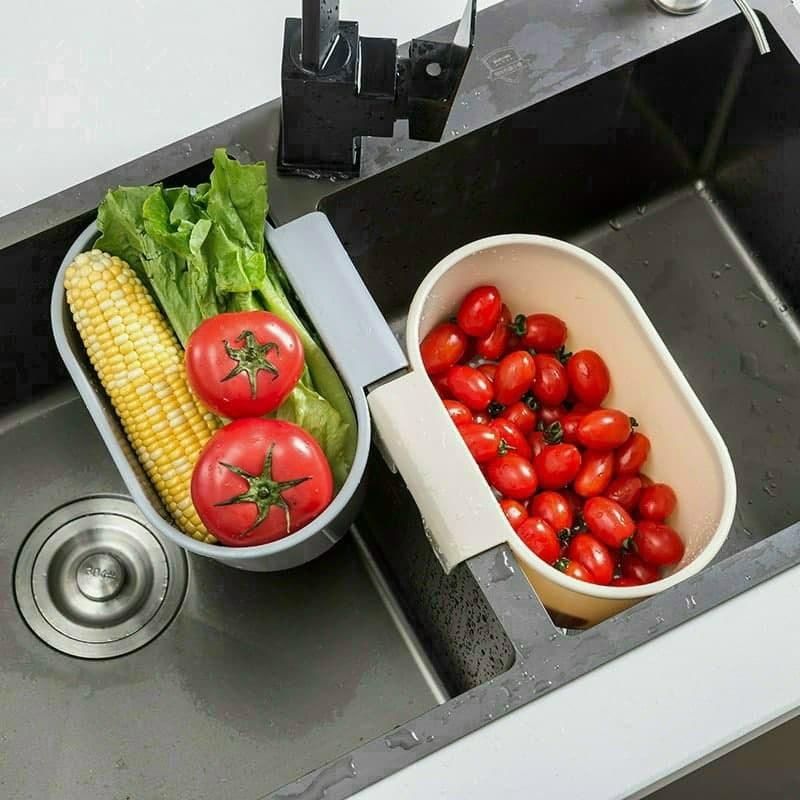 Kệ gác bồn rửa chén đựng rau củ, để đồ rửa bát