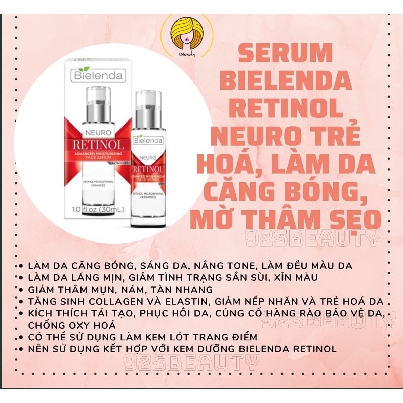 Phục hồi da Bielenda mờ nám tàn nhang thâm mụn giảm nếp nhăn săn chắc da nâng cơ mặt chống chảy xệ 𝐓𝐚̣̆𝐧𝐠 𝐦𝐚́𝐲 𝐦𝐚𝐬𝐬𝐚𝐠𝐞