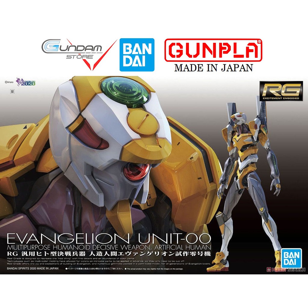 Bandai Mô Hình Rg Evangelion Unit 00 EVA00 1/144 Đồ Chơi Lắp Ráp Anime Nhật