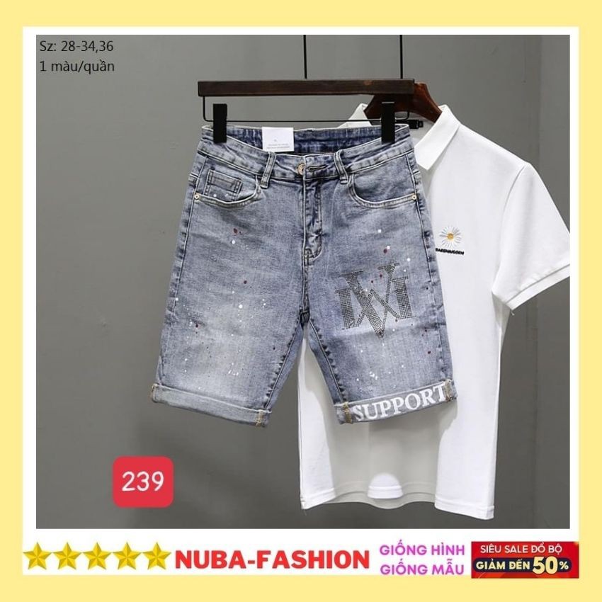 Quần short jean nam cao cấp mẫu mới,chất vải bò,đẹp giá rẻ, AT 239 | BigBuy360 - bigbuy360.vn