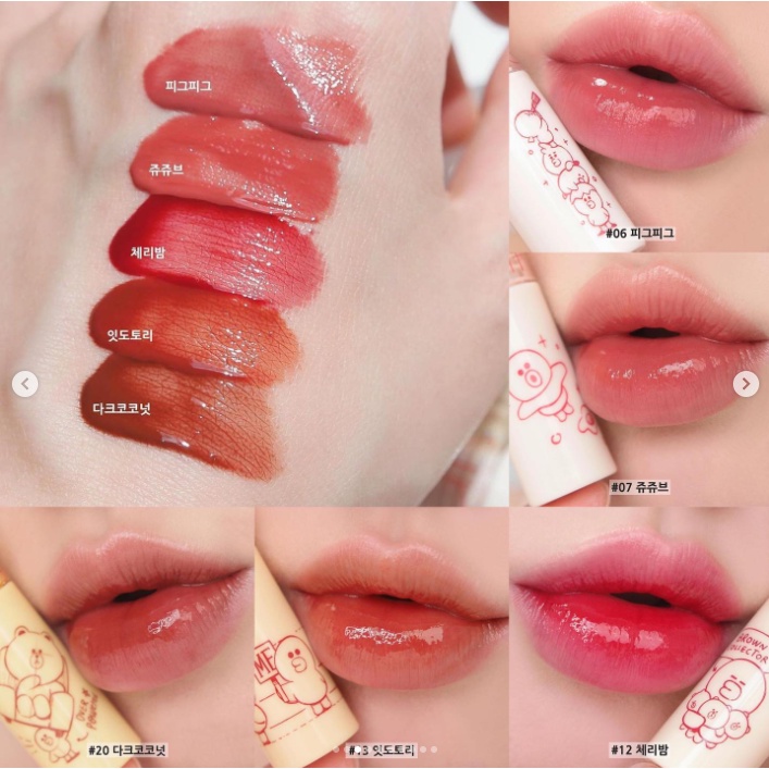 Son bóng 𝐑𝐨𝐦𝐚𝐧𝐝 𝐱 𝐋𝐢𝐧𝐞 𝐅𝐫𝐢𝐞𝐧𝐝𝐬 Juicy Tint MINI (2g) sale 70%