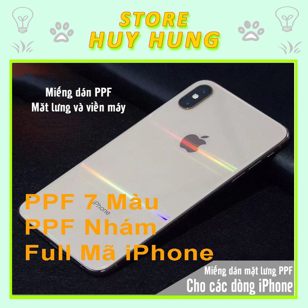 Dán PPF Mặt Lưng iPhone