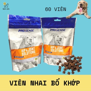 Hip & Joint Prosense Viên Nhai Hỗ Trợ Xương Khớp khỏe Mạnh Cho Chó, 60 viên